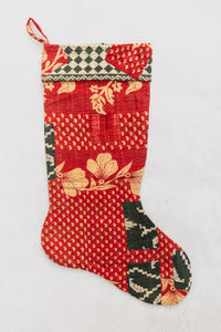 dignify Kantha Cotton Christmas Stocking No. 3