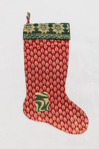 dignify Kantha Cotton Christmas Stocking No. 30