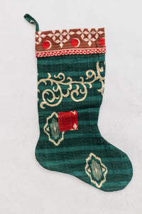 dignify Kantha Cotton Christmas Stocking No. 4