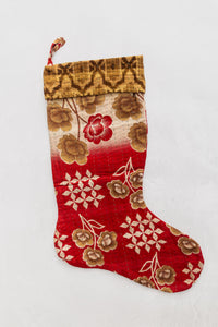 dignify Kantha Cotton Christmas Stocking No. 5