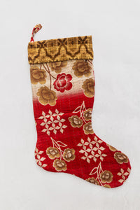 dignify Kantha Cotton Christmas Stocking No. 5