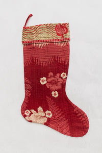 dignify Kantha Cotton Christmas Stocking No. 6