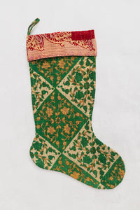 dignify Kantha Cotton Christmas Stocking No. 7
