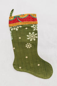dignify Kantha Cotton Christmas Stocking No. 8