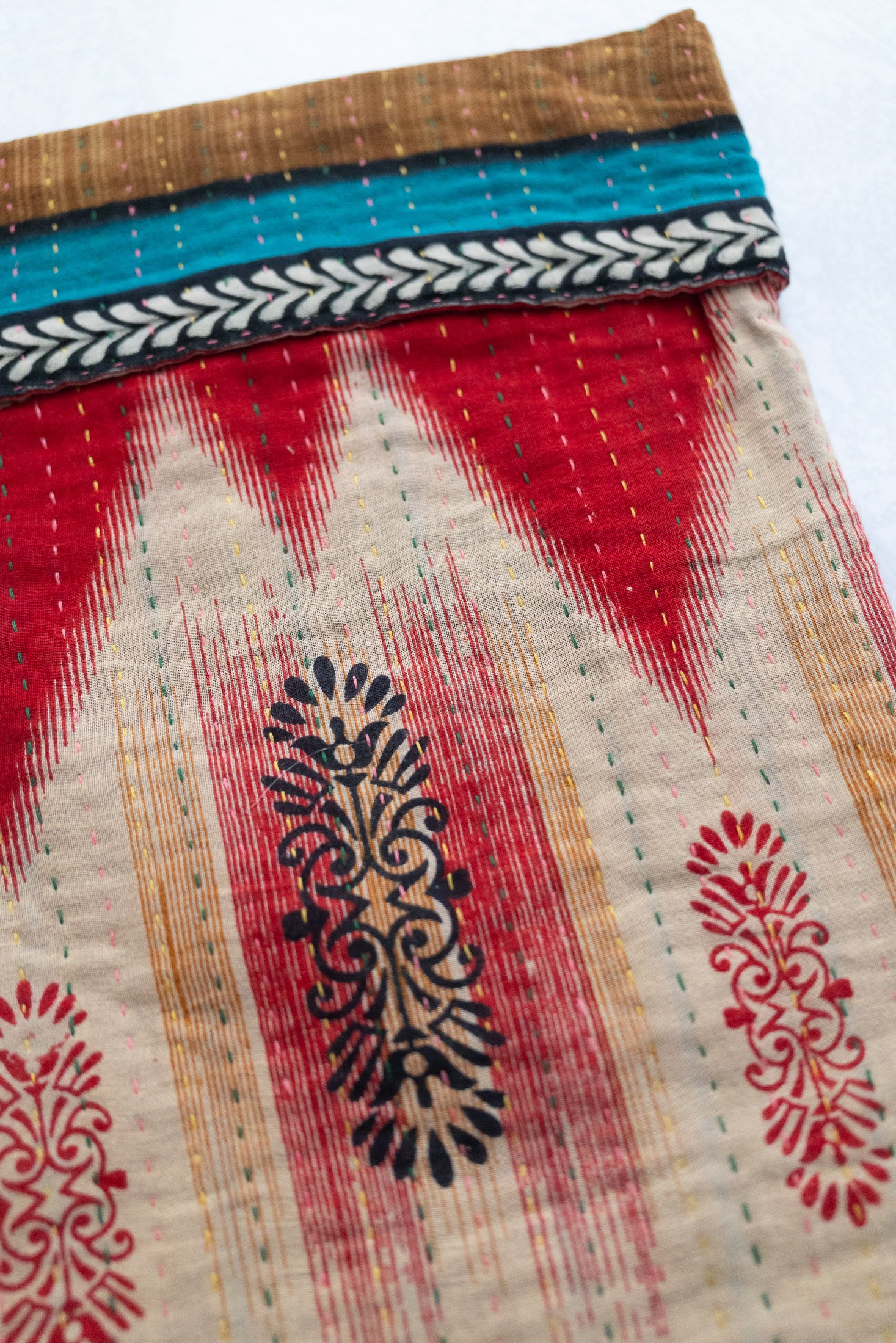 Kantha Holiday Stocking — Cotton No. 36