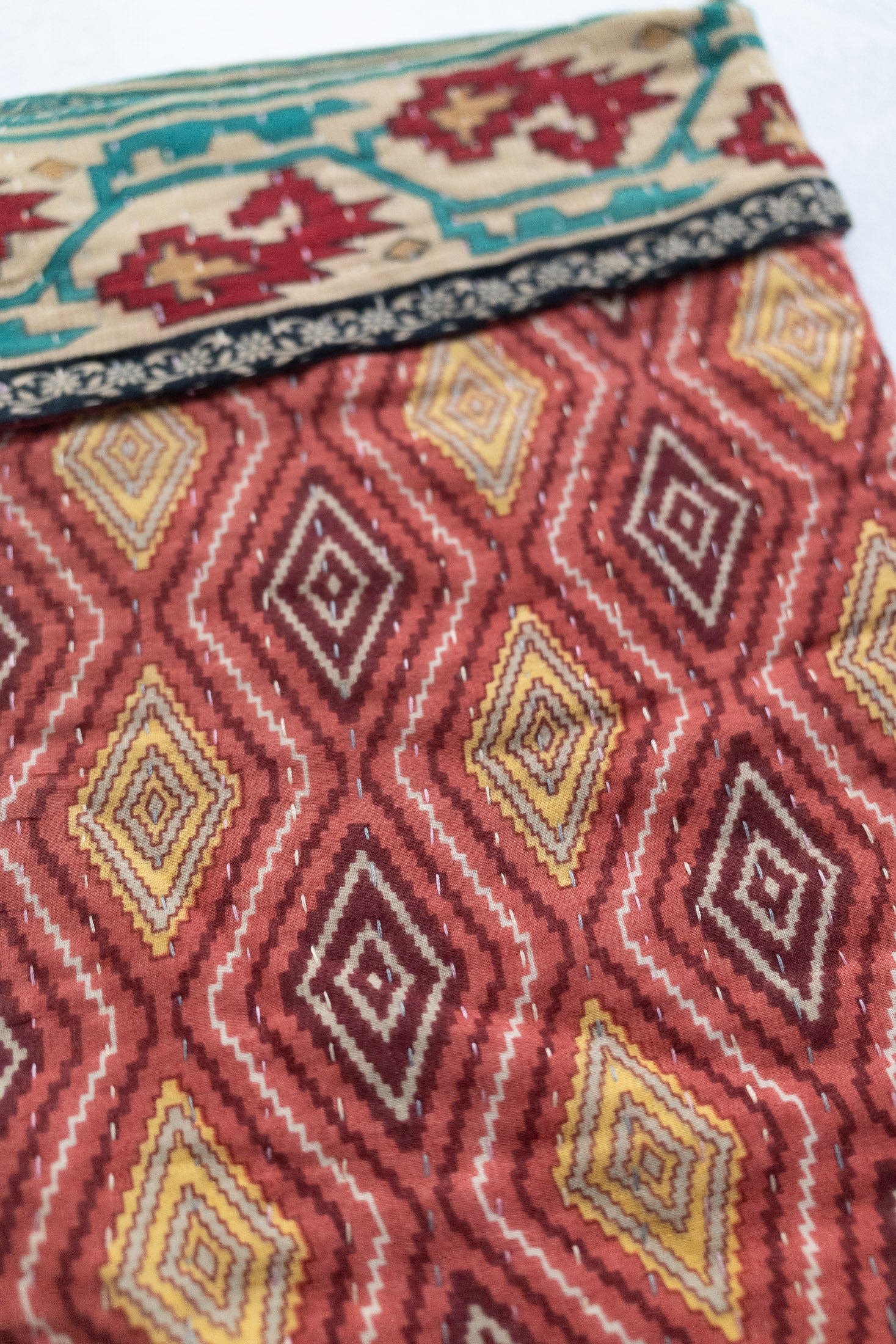 Kantha Holiday Stocking — Cotton No. 37