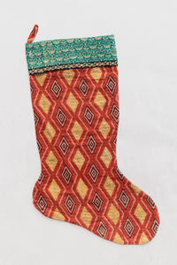 dignify Kantha Cotton Christmas Stocking No. 38