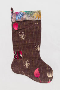 dignify Kantha Cotton Christmas Stocking No. 39