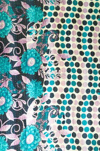 Courage Kantha Throw Blanket