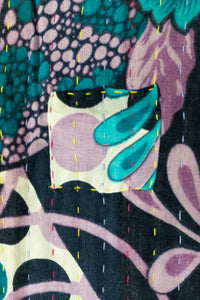 Courage Kantha Throw Blanket