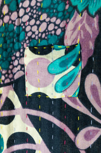 Courage Kantha Throw Blanket