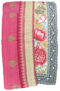 Courage Kantha Throw Blanket