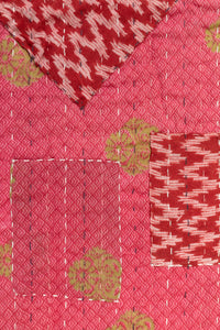 Courage Kantha Throw Blanket