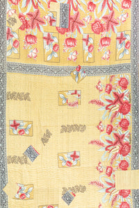 Courage Kantha Throw Blanket