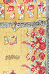 Courage Kantha Throw Blanket