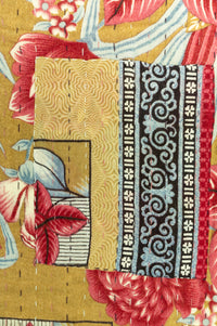 Courage Kantha Throw Blanket
