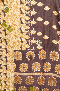 Courage Large Kantha Throw Blanket