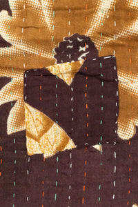 Courage Large Kantha Throw Blanket