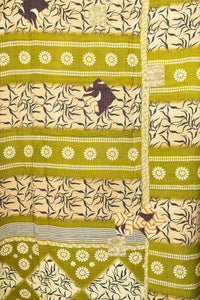 Courage Large Kantha Throw Blanket