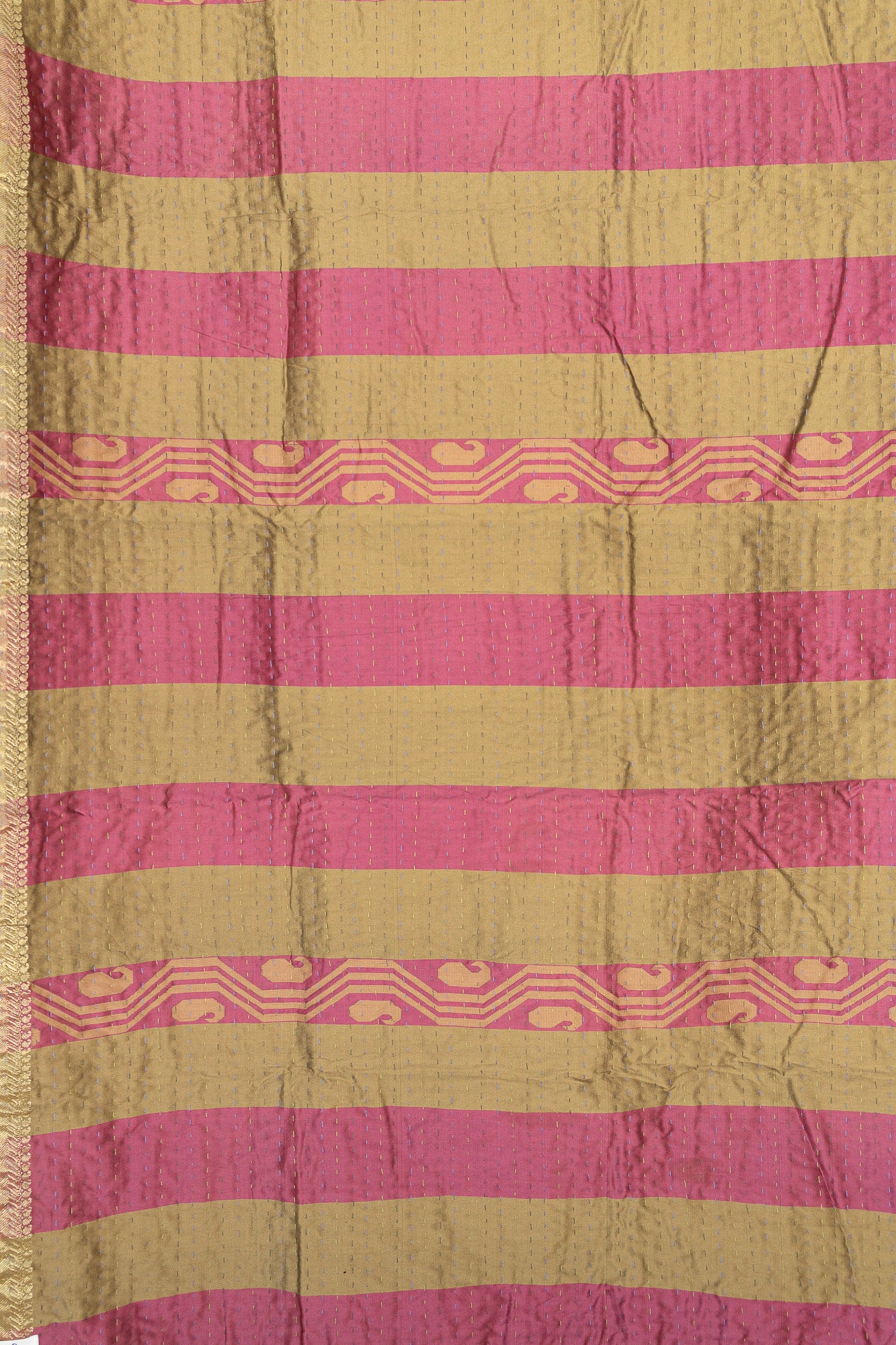 Courageous Silk Blend Kantha Throw