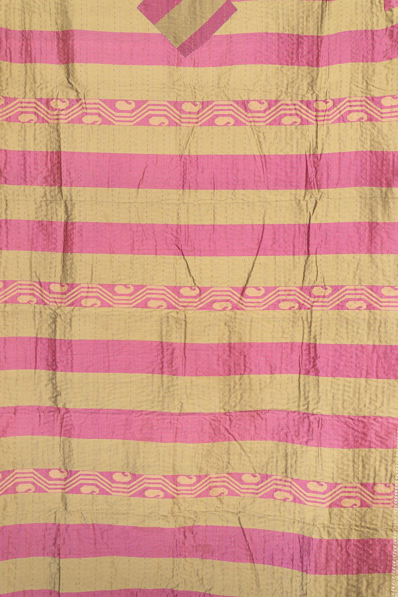 Courageous Silk Blend Kantha Throw