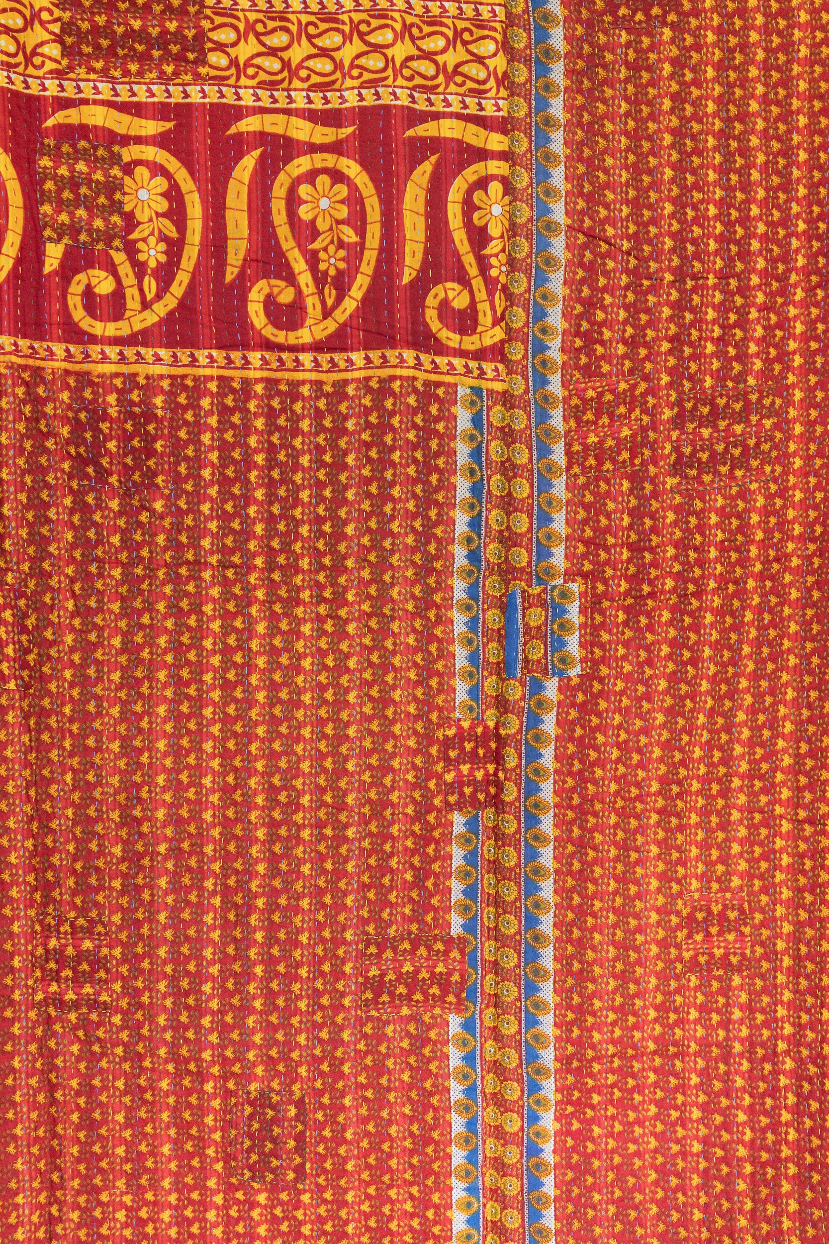 Daffodil Large Kantha Throw