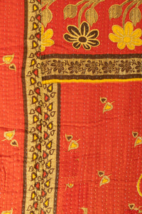Daisy Large Kantha Throw Blanket
