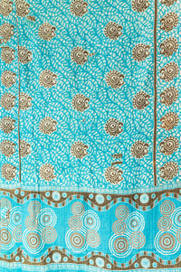Daring Kantha Throw Blanket