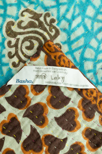 Daring Kantha Throw Blanket