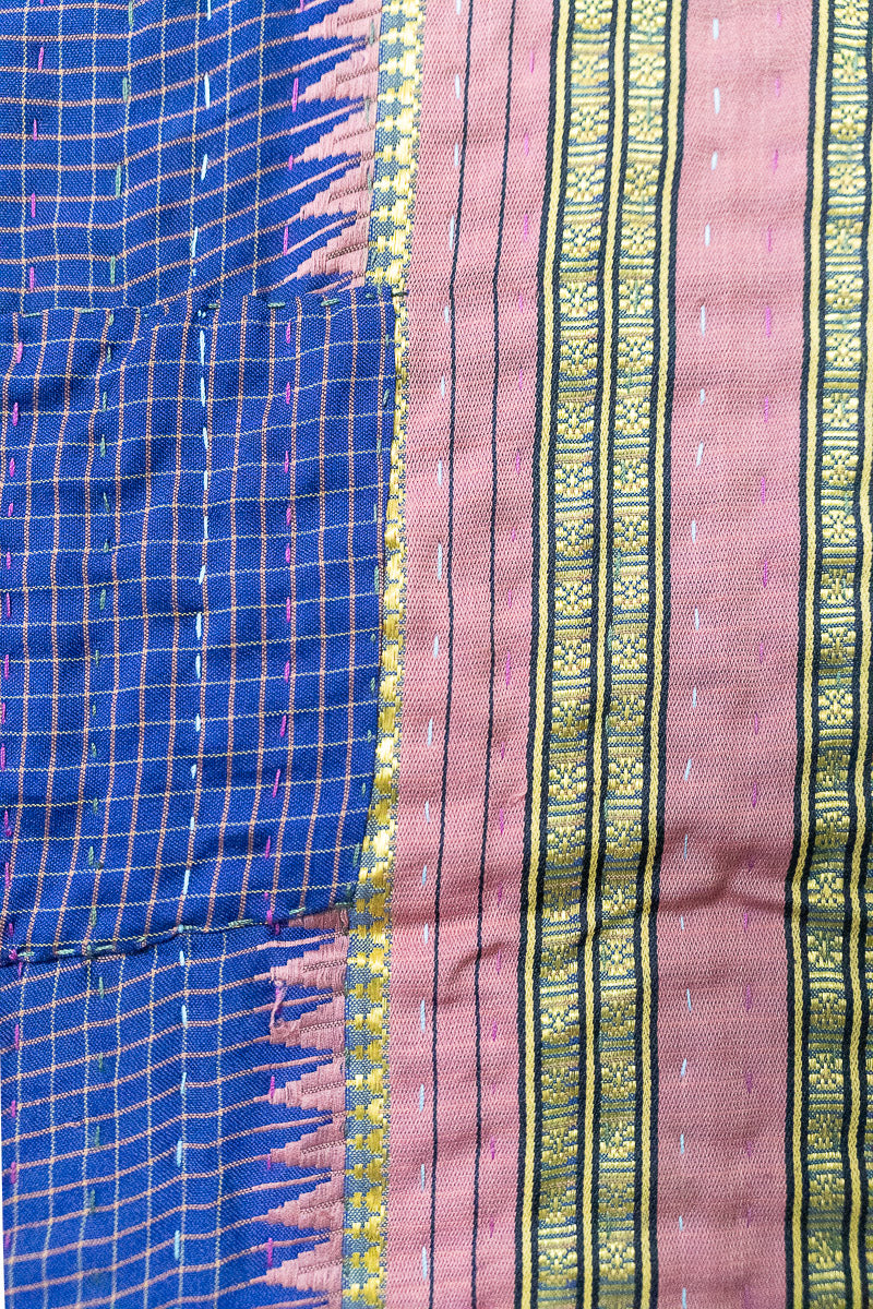 Darling Silk Blend Kantha Throw