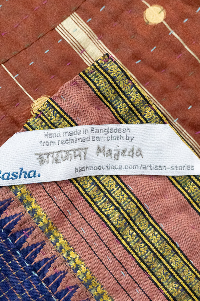 Darling Silk Blend Kantha Throw