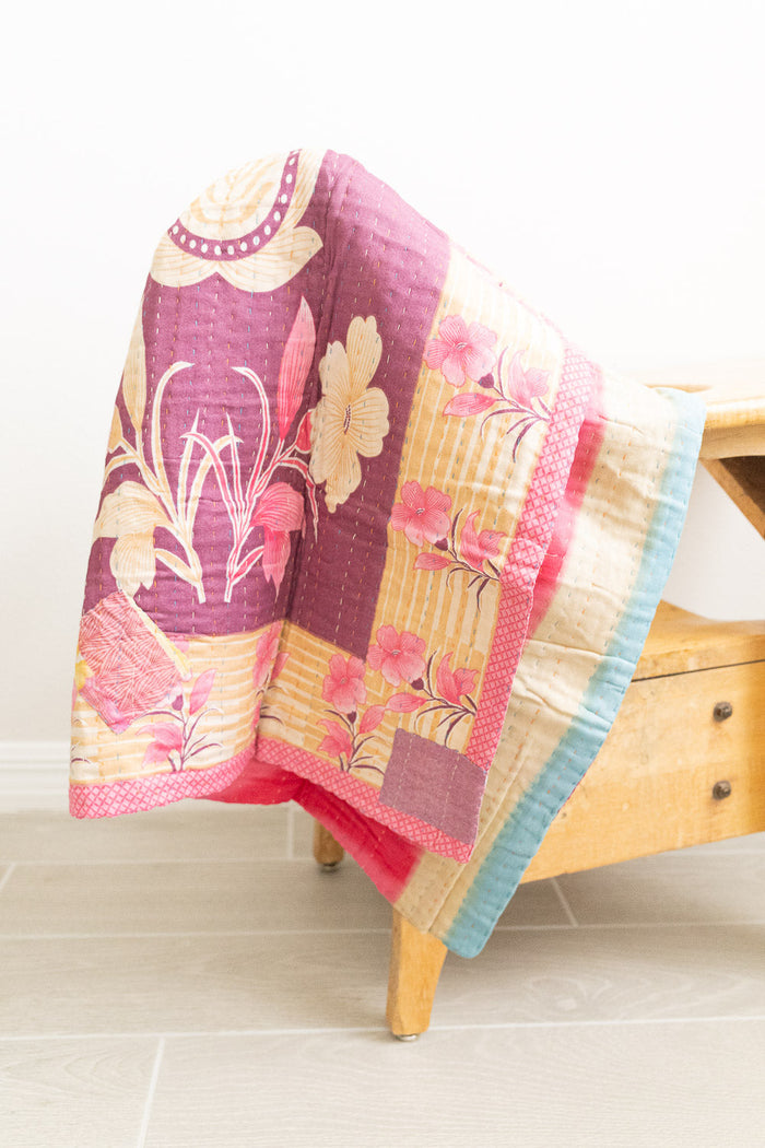 dignify Kantha Baby Blanket Quilt