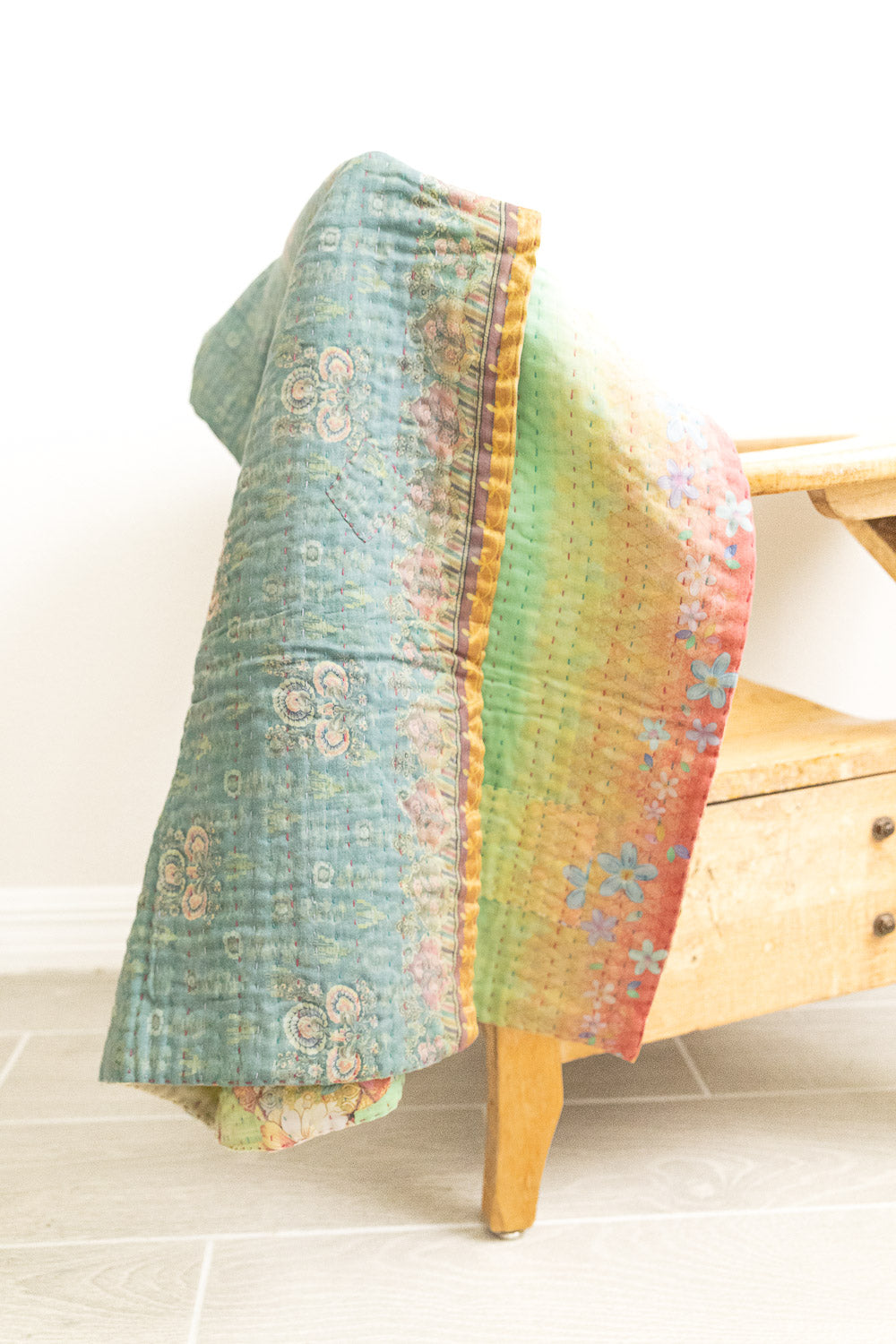 dignify Kantha Baby Blanket Quilt