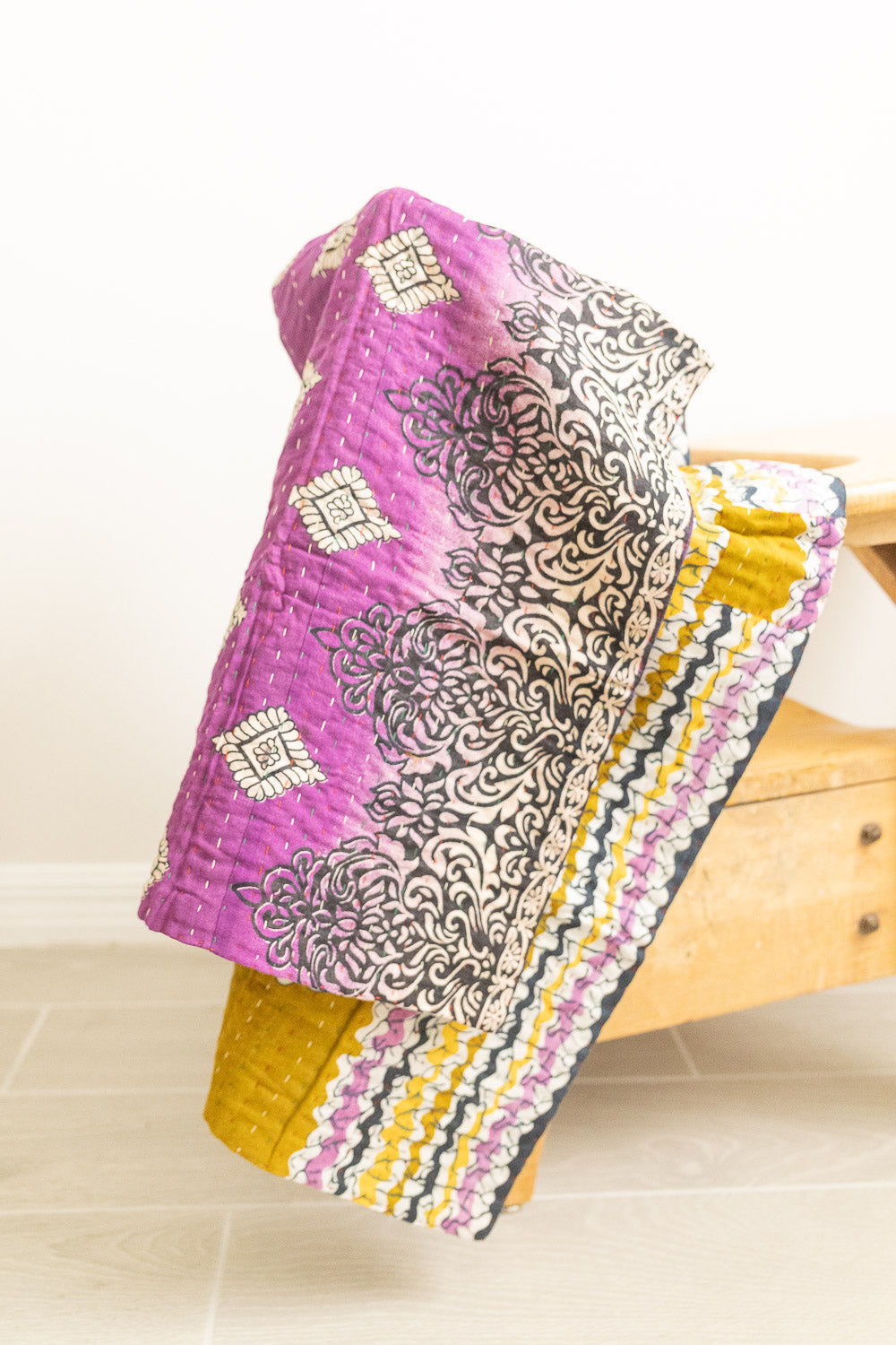 dignify Kantha Baby Blanket Quilt