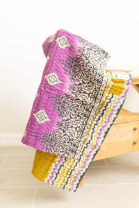 dignify Kantha Baby Blanket Quilt