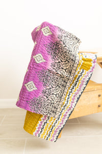 dignify Kantha Baby Blanket Quilt