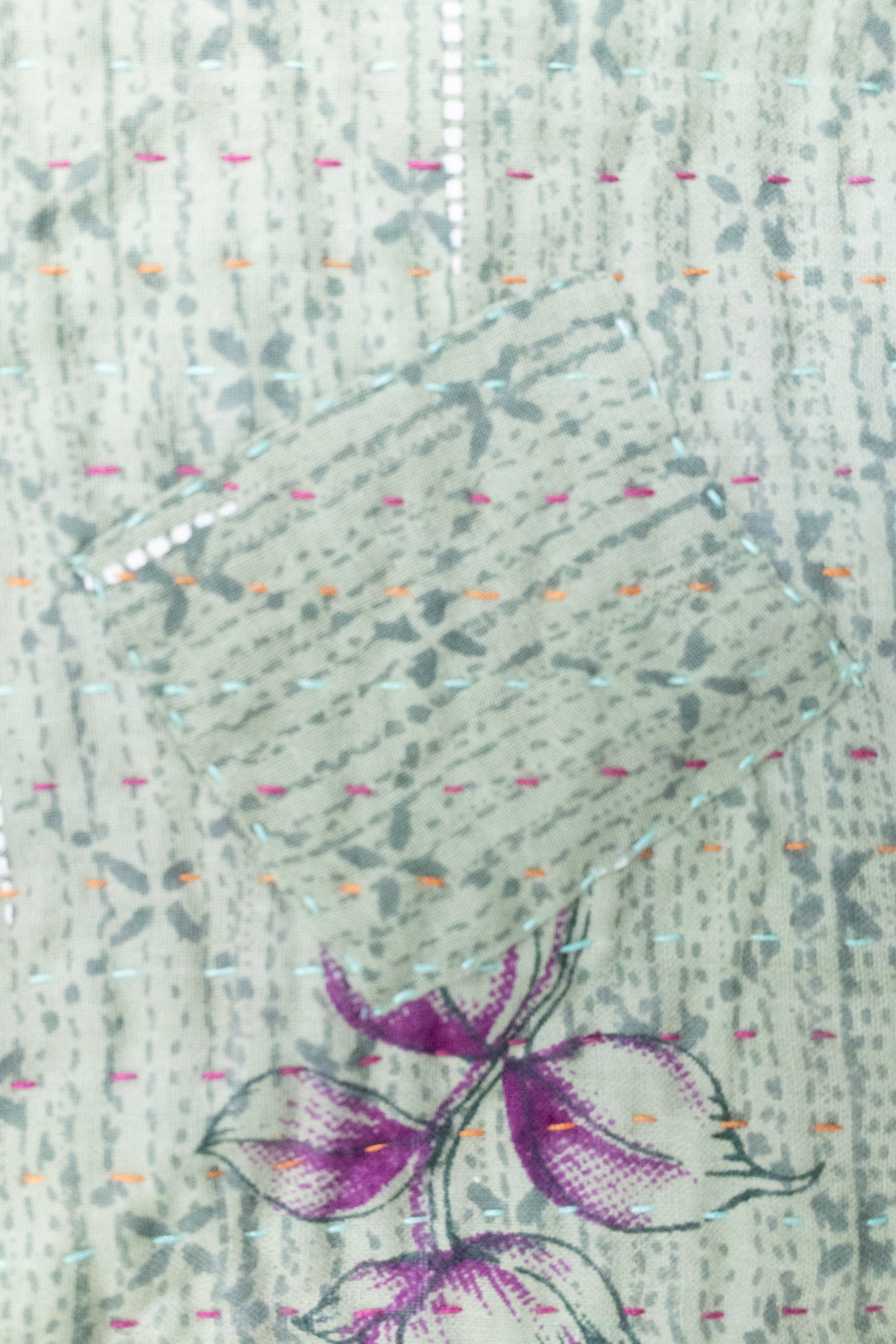 Darling No. 5 Mini Kantha Blanket