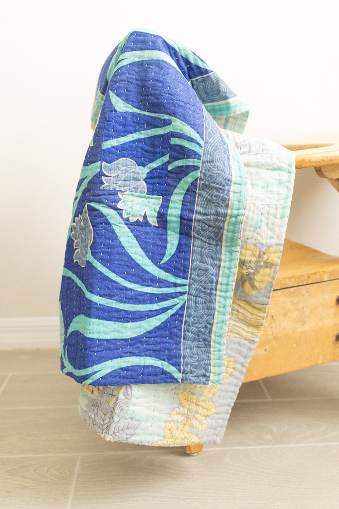 dignify Kantha Baby Blanket Quilt