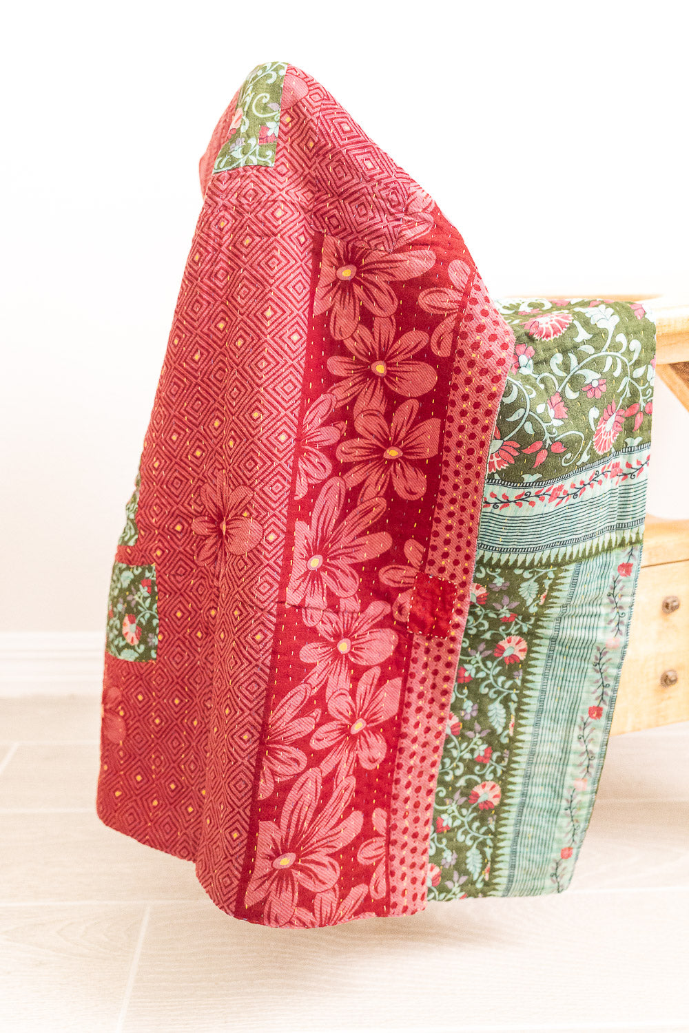 dignify Kantha Baby Blanket Quilt