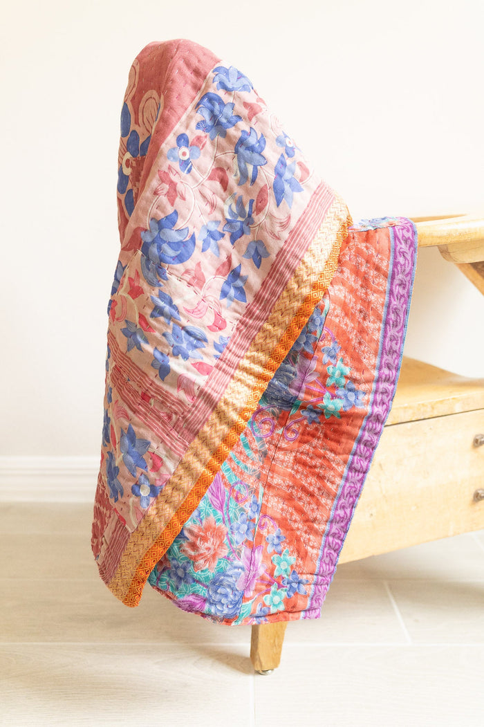 dignify Kantha Baby Blanket Quilt