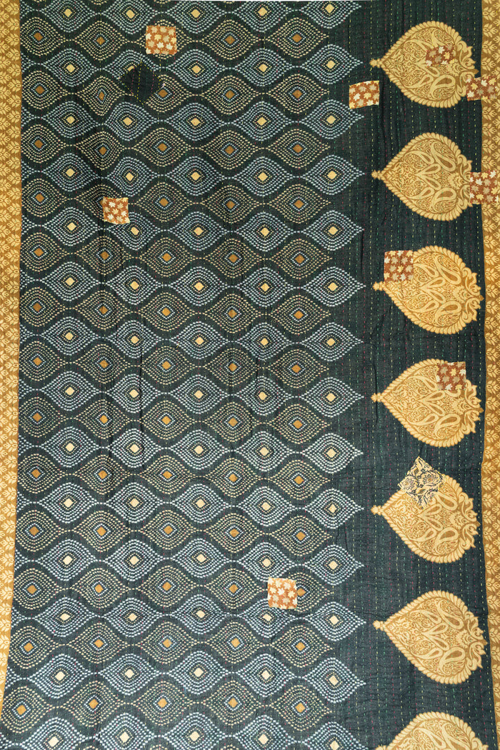 Dawn Kantha Throw Blanket