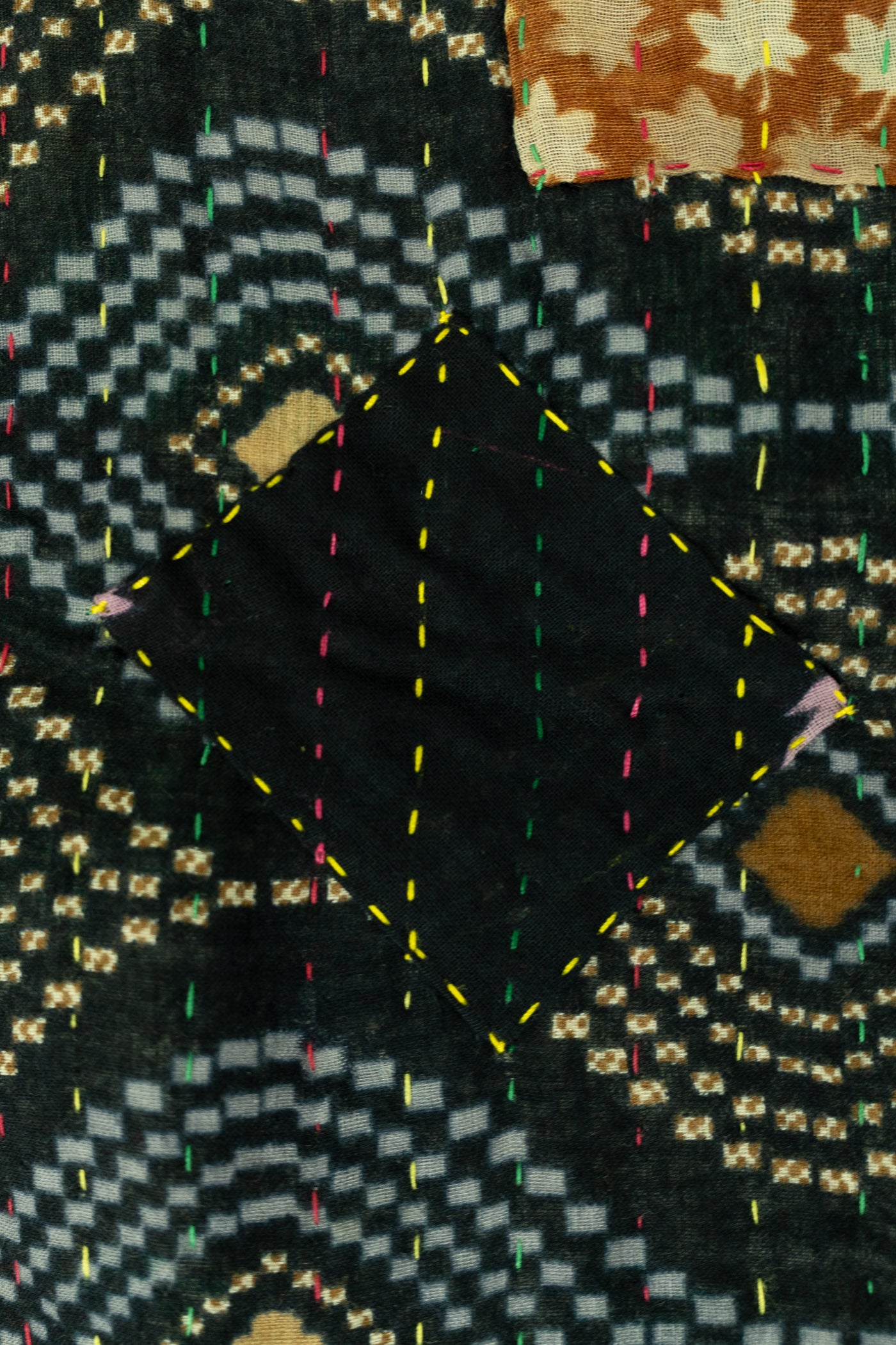Dawn Kantha Throw Blanket