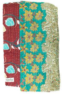 Daydream Large Kantha Throw Blanket