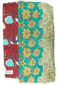 Daydream Large Kantha Throw Blanket