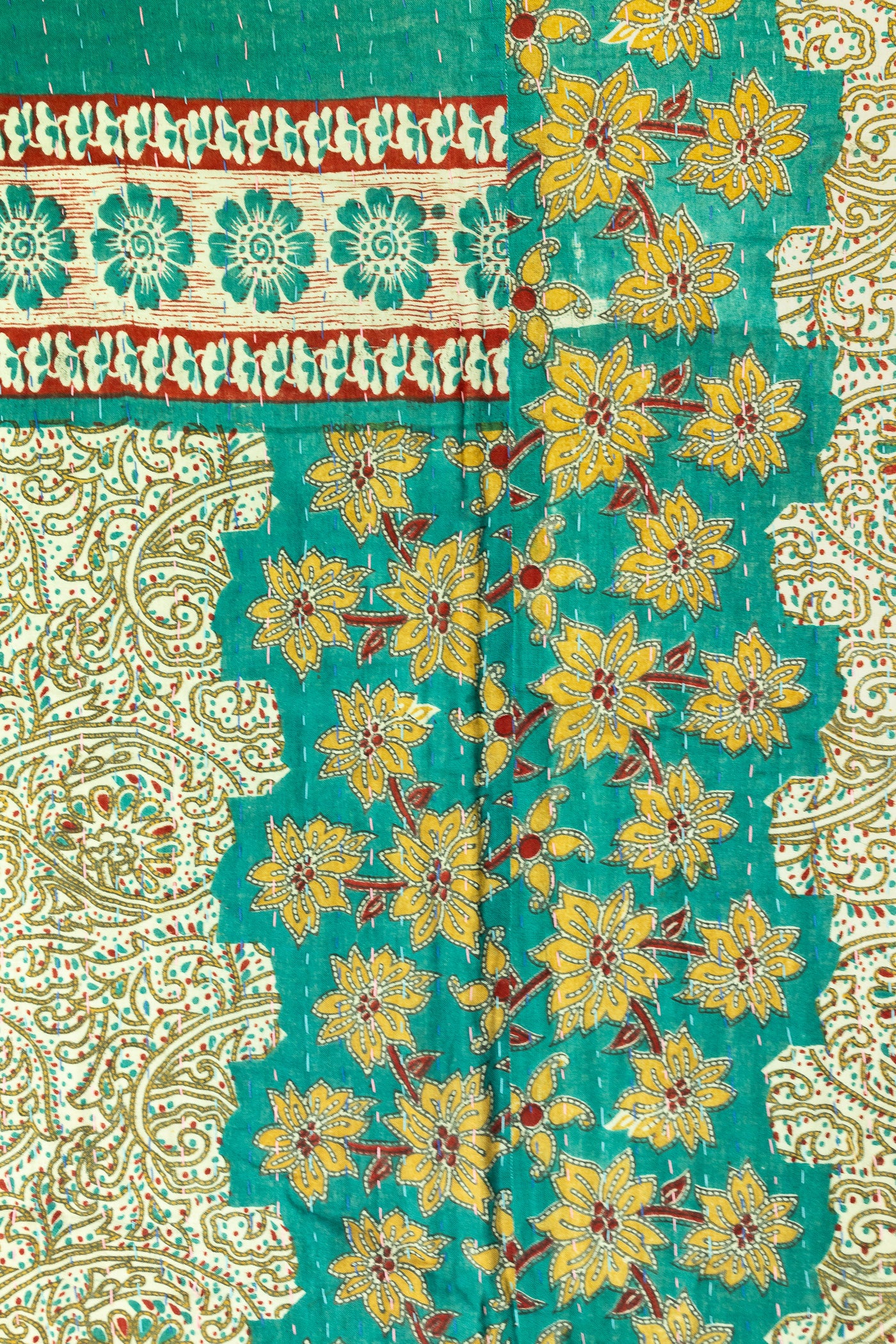 Daydream Large Kantha Throw Blanket