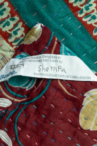 Daydream Large Kantha Throw Blanket