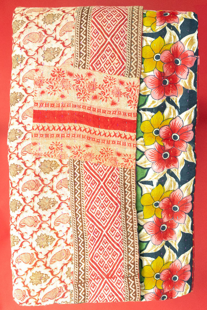 Kantha Holiday Throw