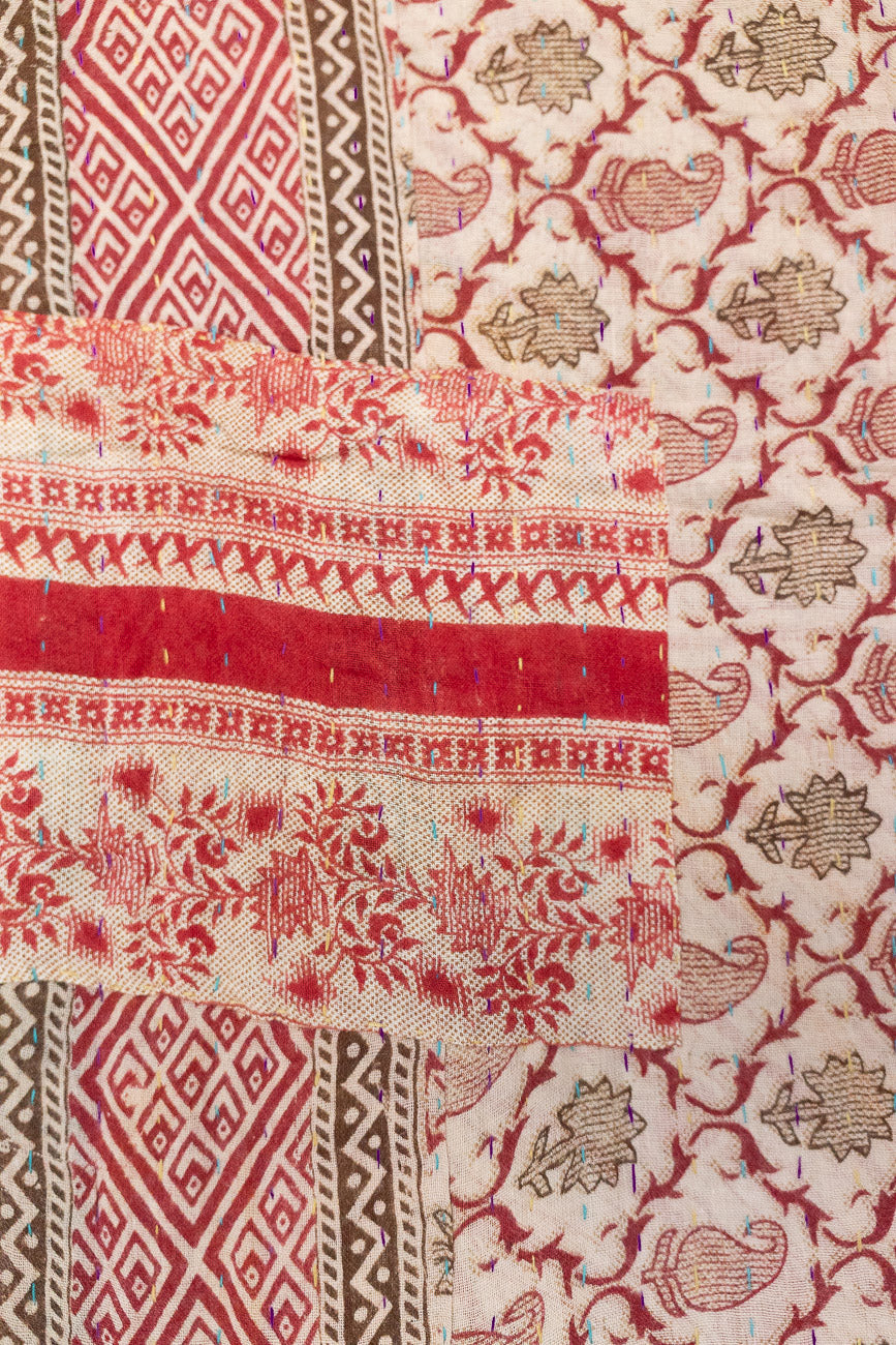 Dazzle Kantha Christmas Throw