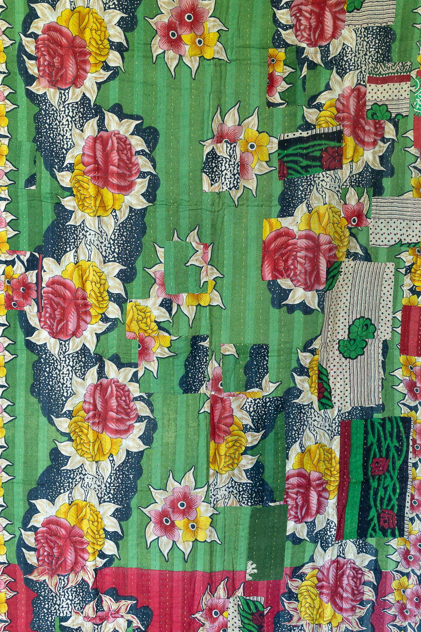 Dazzle Kantha Christmas Throw