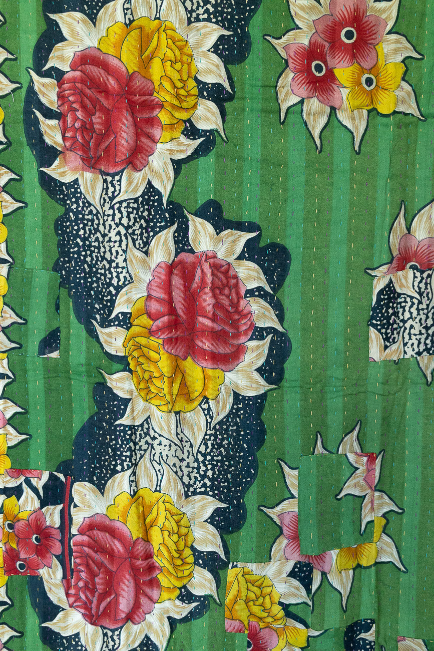 Dazzle Kantha Christmas Throw